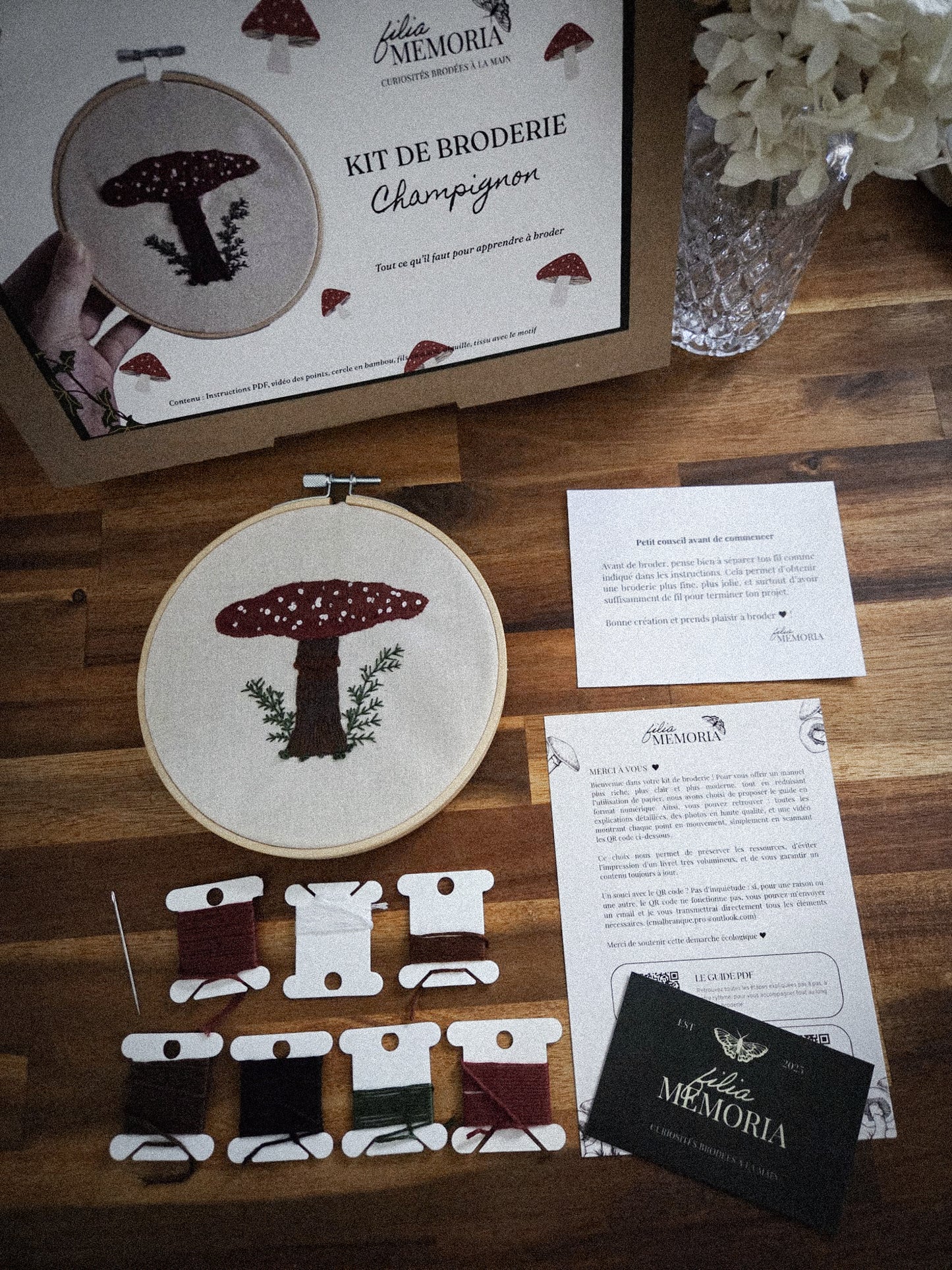 Kit de broderie – Champignon