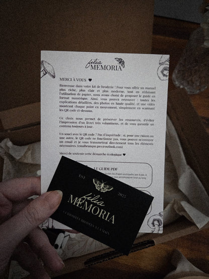 Kit de broderie – Champignon