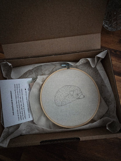 Kit de broderie – Hérisson