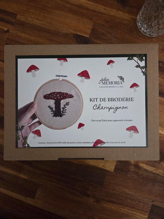 Kit de broderie – Champignon