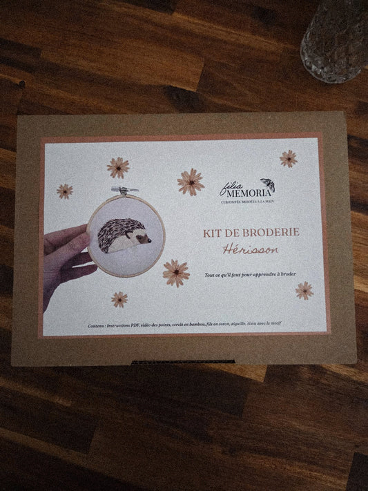 Kit de broderie – Hérisson